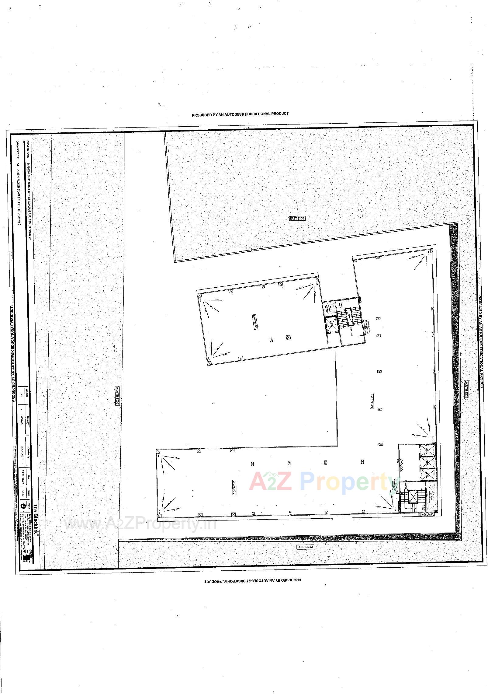 Layout of real estate project Sahaj Icon located at Adajan, Surat, Gujarat