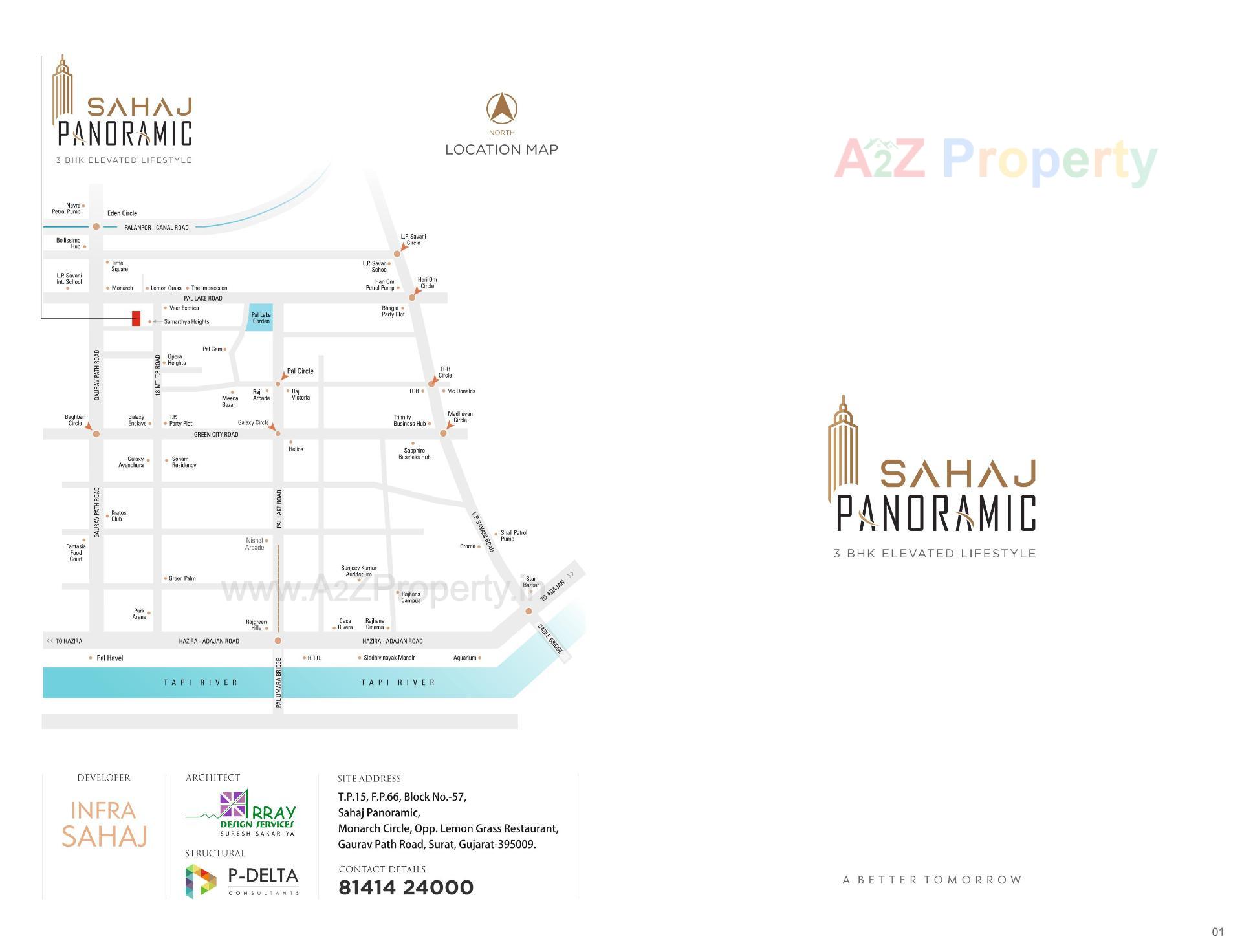  of real estate project Sahaj Panoramic located at Pal, Surat, Gujarat