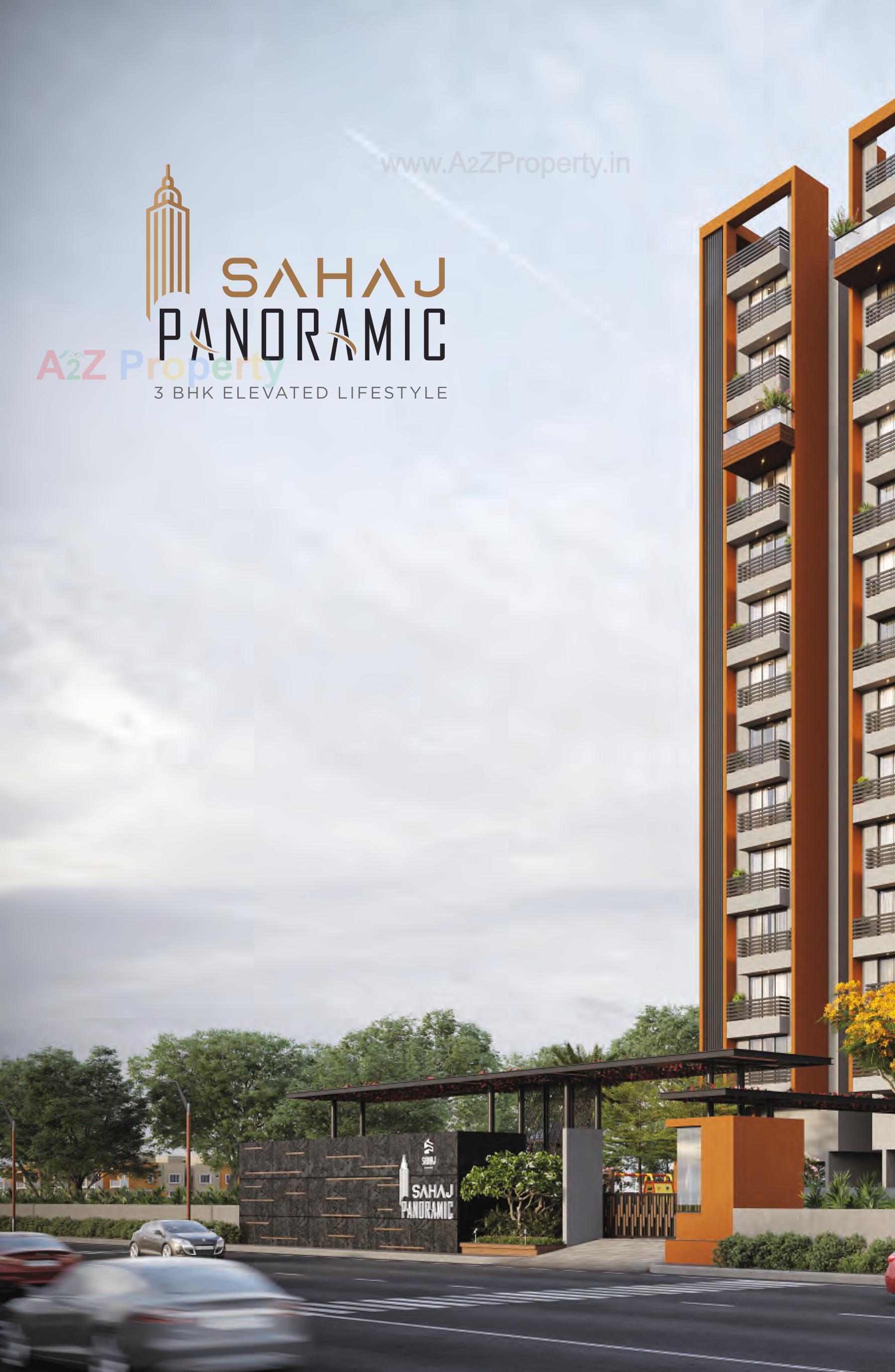 3D Elevation of real estate project Sahaj Panoramic located at Pal, Surat, Gujarat