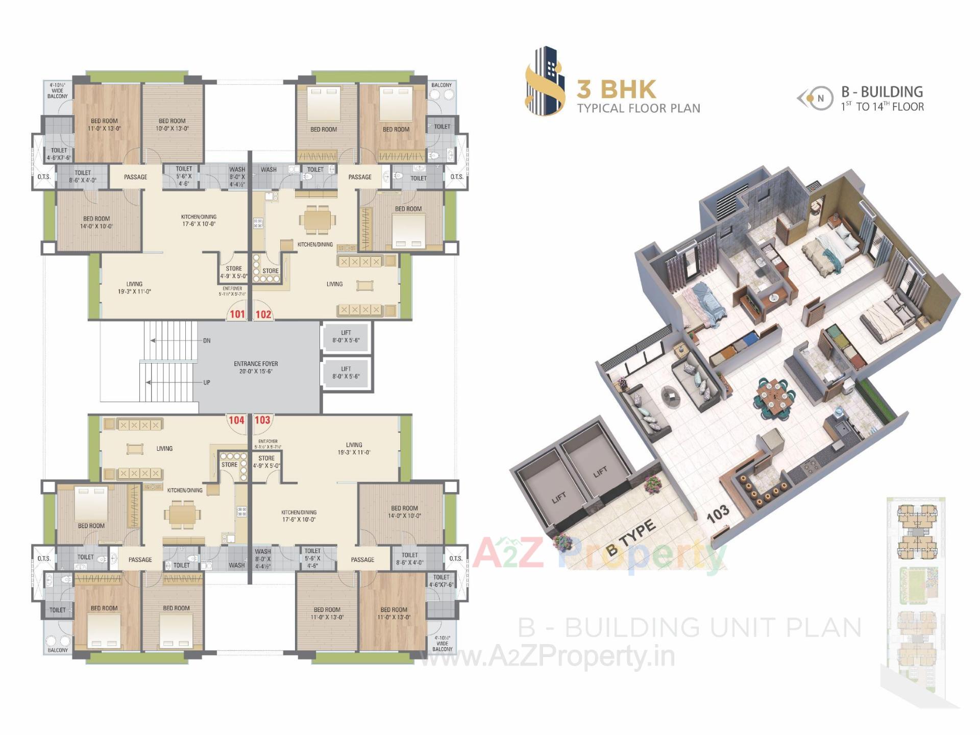 Layout of real estate project Sai Aashish Paradise located at Bhimrad, Surat, Gujarat