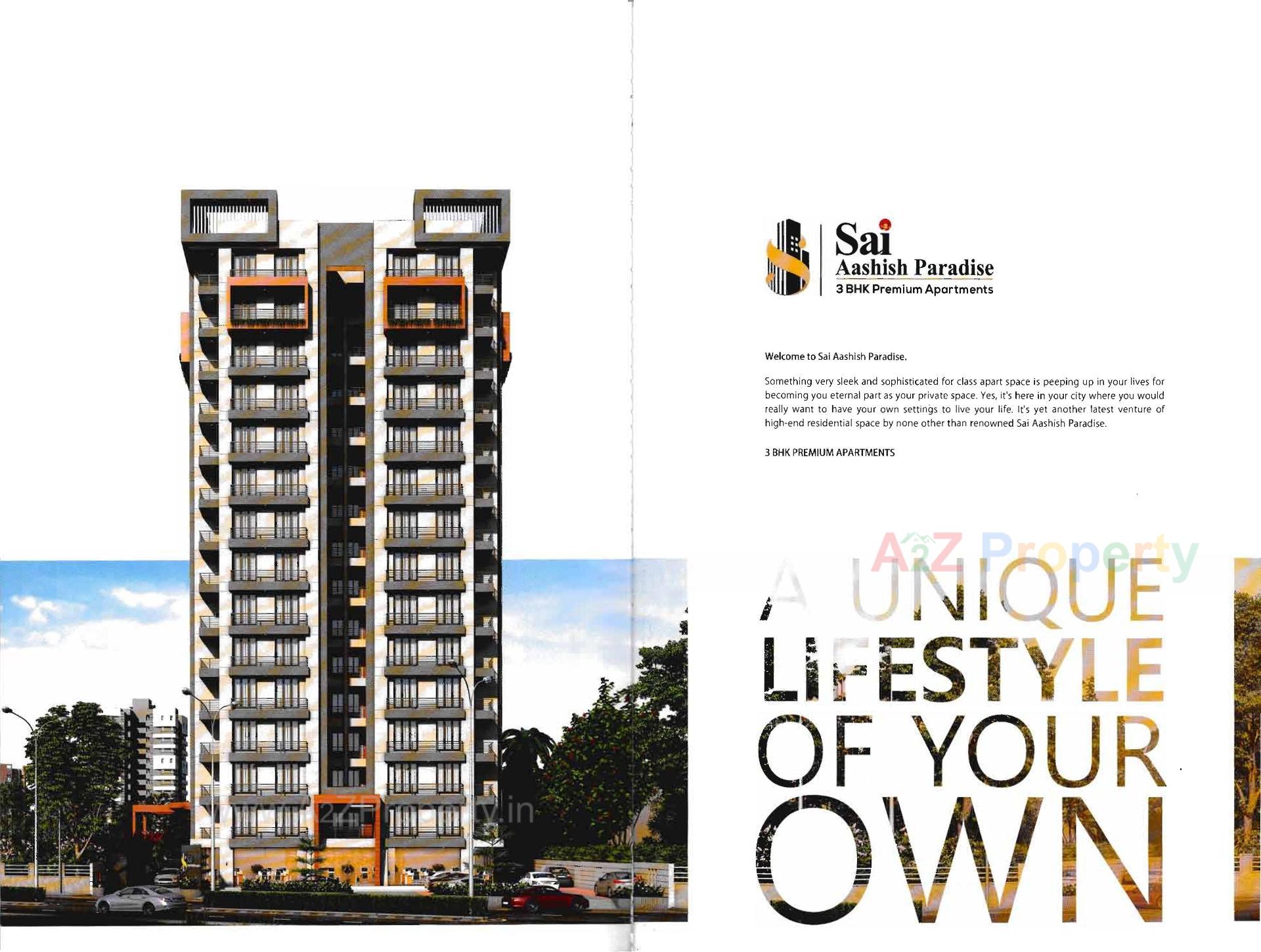  of real estate project Sai Aashish Paradise located at Bhimrad, Surat, Gujarat