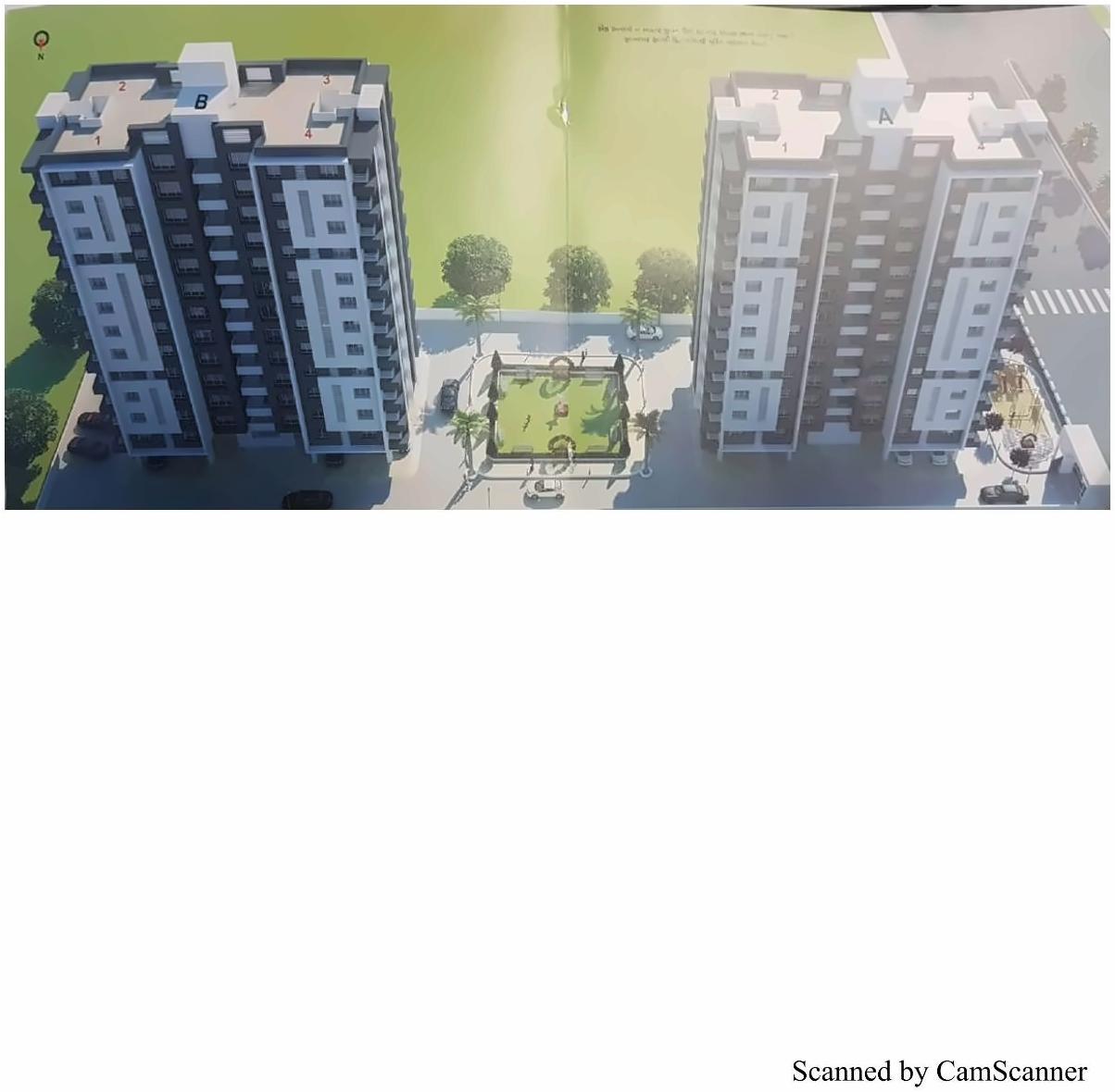 Layout of real estate project Sai Drashti Residency located at Kosad, Surat, Gujarat