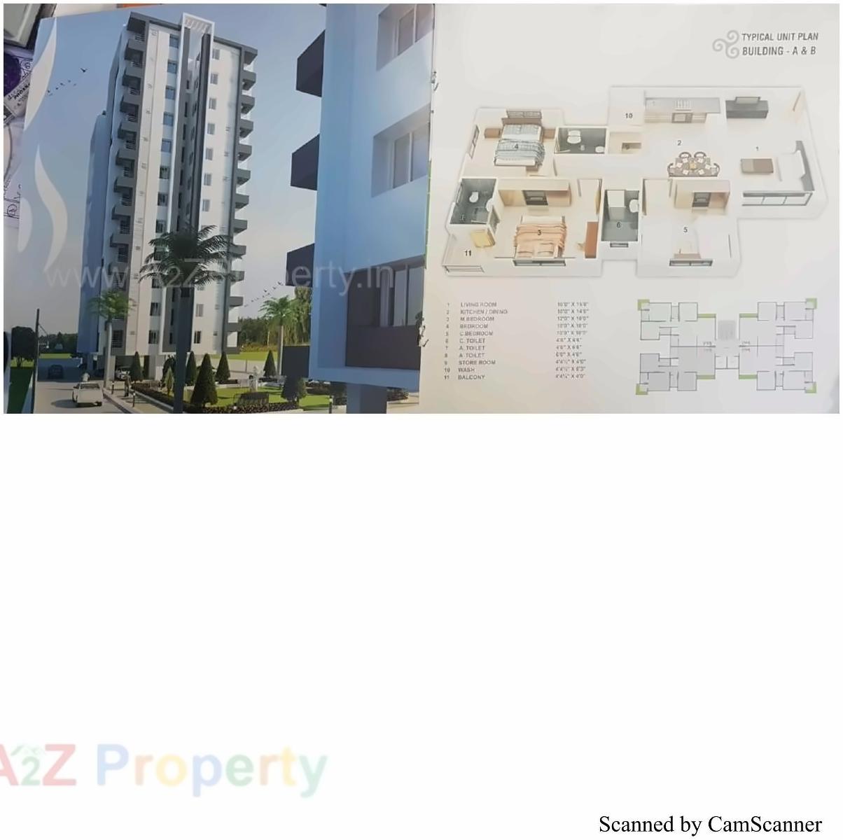 Layout of real estate project Sai Drashti Residency located at Kosad, Surat, Gujarat
