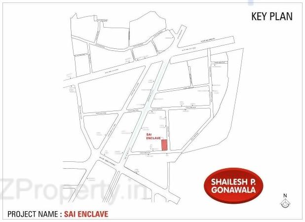  of real estate project Sai Enclave located at Althan, Surat, Gujarat