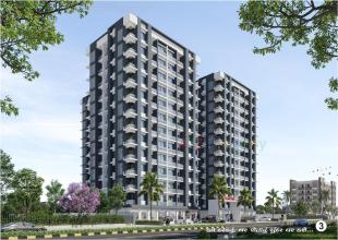 Elevation of real estate project Sai Light located at Kosad, Surat, Gujarat