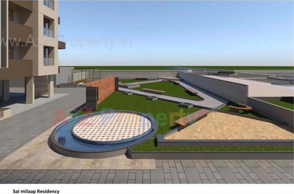 3D Elevation of real estate project Sai Milaap Residency Shoppers located at Palanpur, Surat, Gujarat