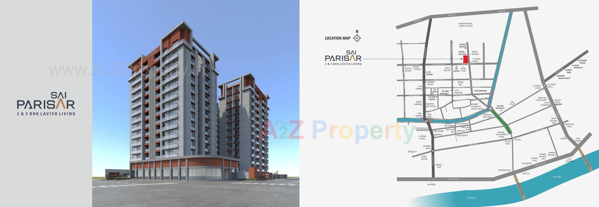  of real estate project Sai Parisar located at Palanpor, Surat, Gujarat