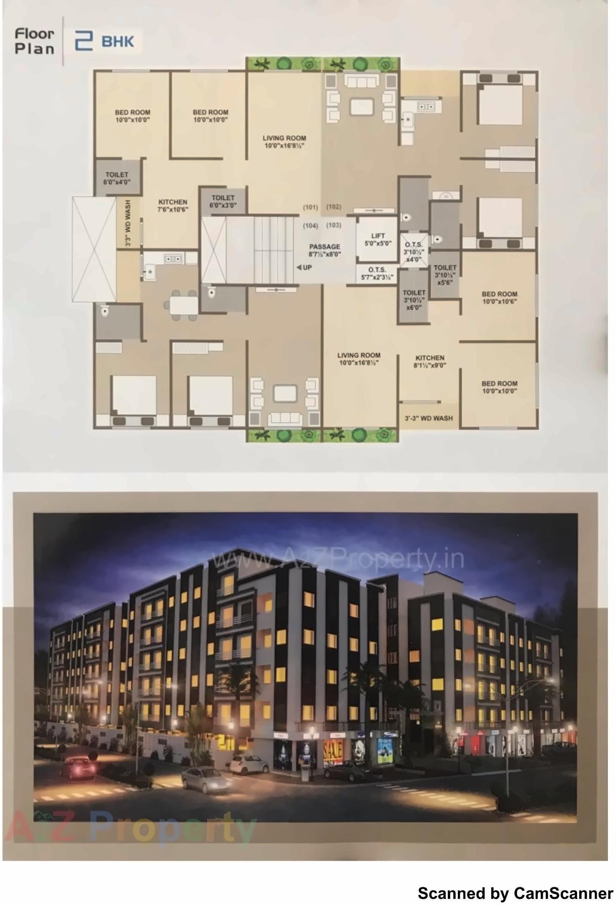 Layout of real estate project Sai Residency located at Vav, Surat, Gujarat