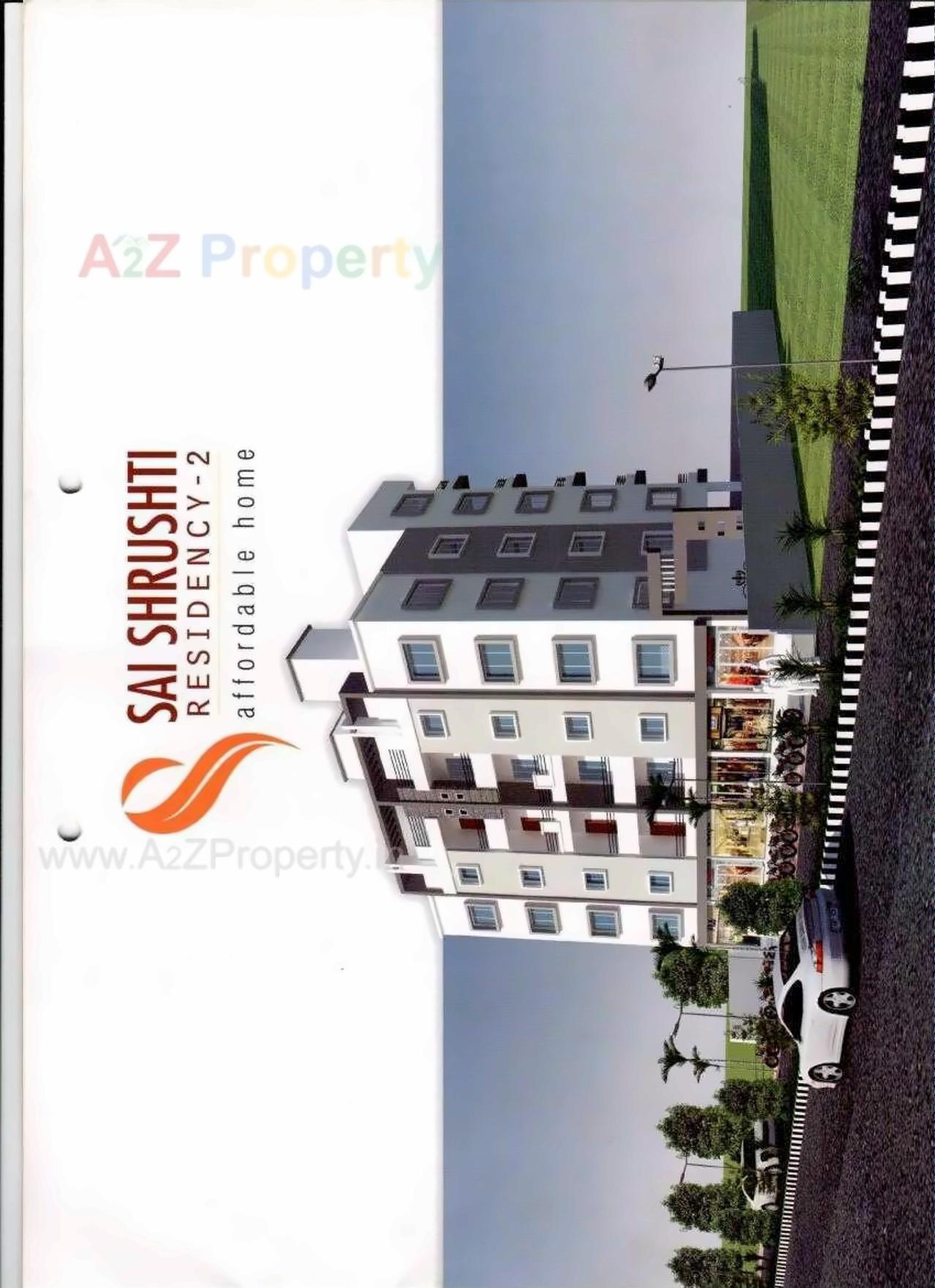 3D Elevation of real estate project Sai Shrushti Residency located at Bhestan, Surat, Gujarat