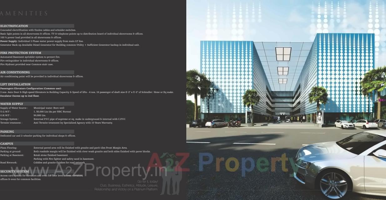 3D Elevation of real estate project Sai Vittorio located at Althan-south, Surat, Gujarat