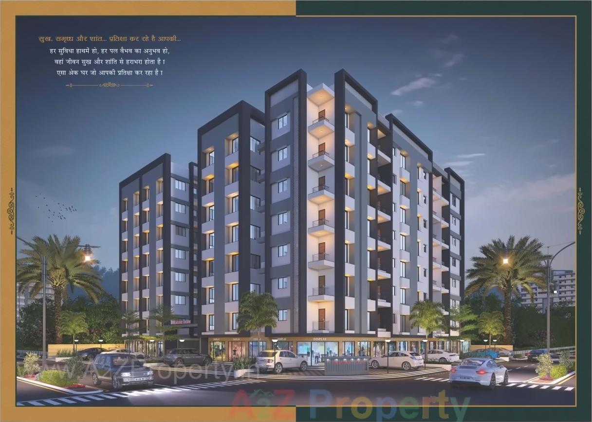 3D Elevation of real estate project Salasar Icon located at Surat, Surat, Gujarat