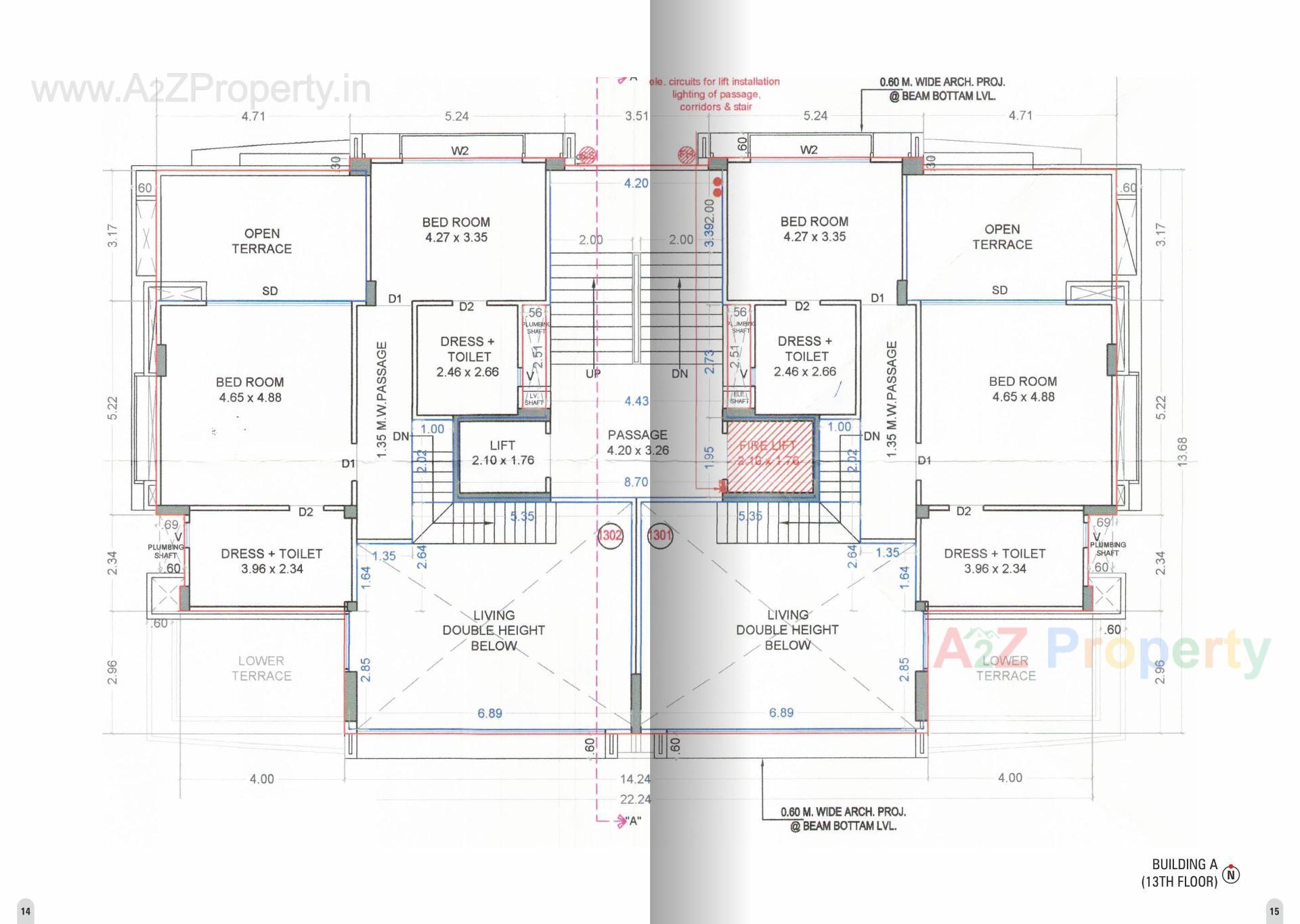 Layout of real estate project Samarthya Excellence located at Pal, Surat, Gujarat