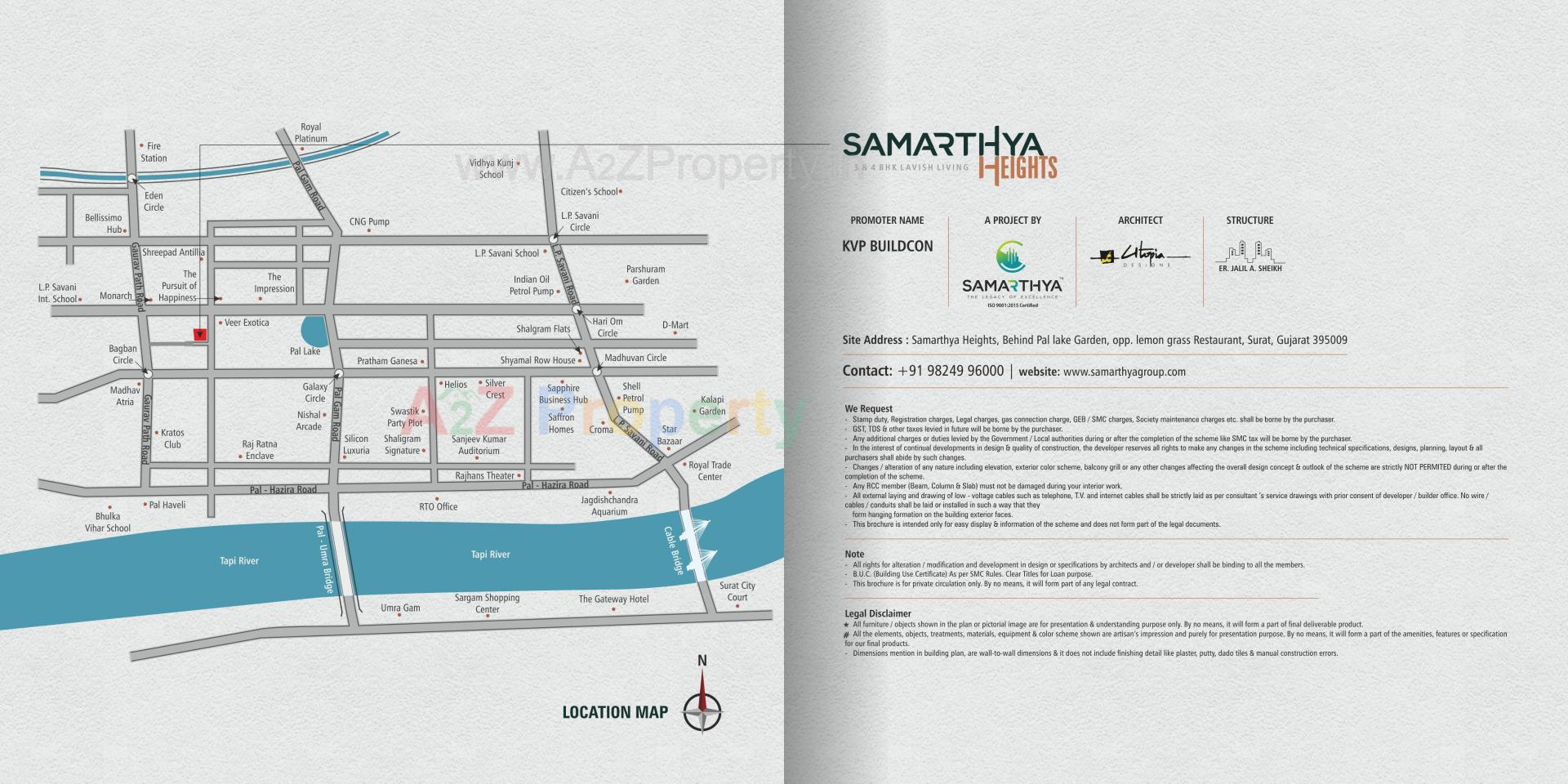  of real estate project Samarthya Heights located at Pal-dis, Surat, Gujarat