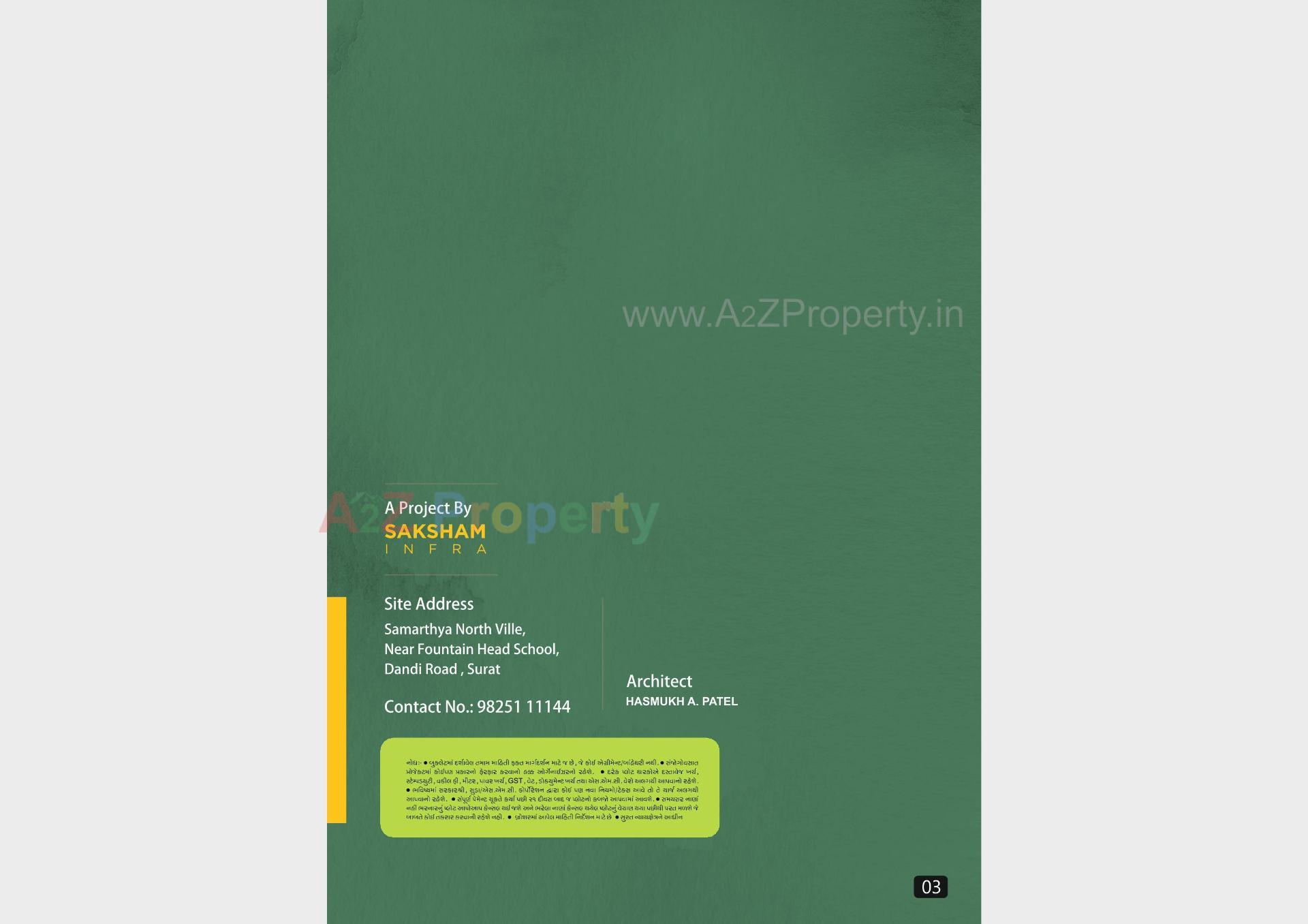  of real estate project Samarthya North Ville located at Ambheta, Surat, Gujarat