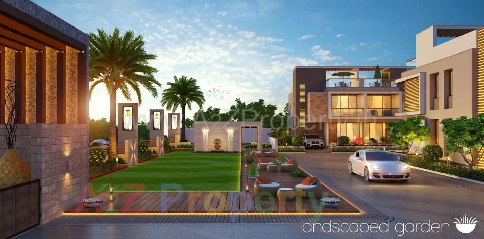 3D Elevation of real estate project Samarthya Villa located at Jothan, Surat, Gujarat