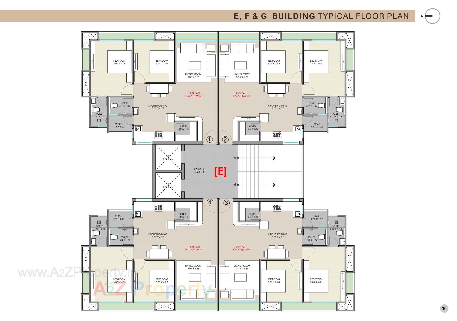 Layout of real estate project Sanctum Palacio located at Palanpore, Surat, Gujarat
