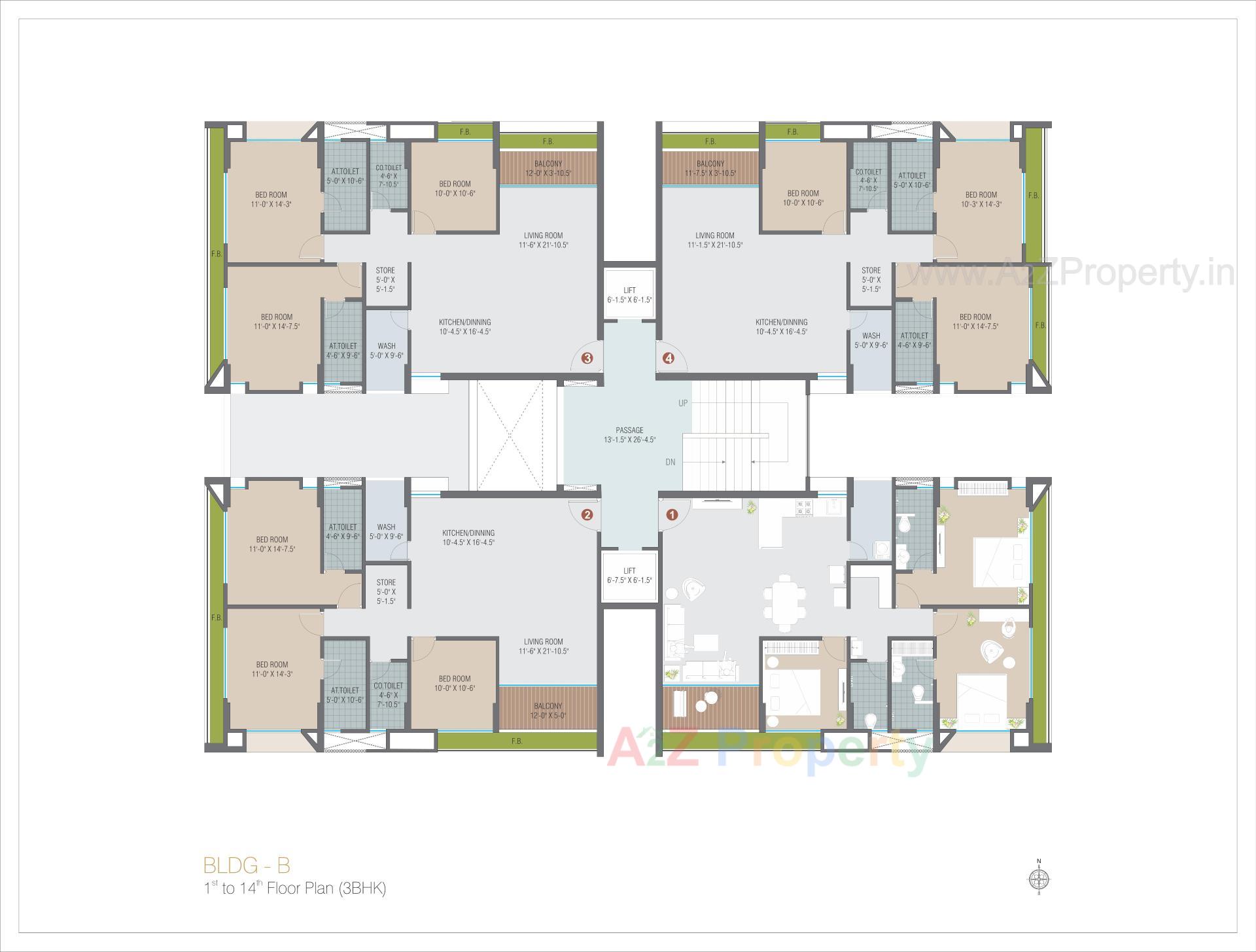 Layout of real estate project Sangath Homes located at Bhesan, Surat, Gujarat