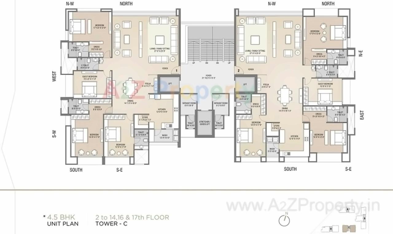 Layout of real estate project Sangini Arise located at Surat, Surat, Gujarat
