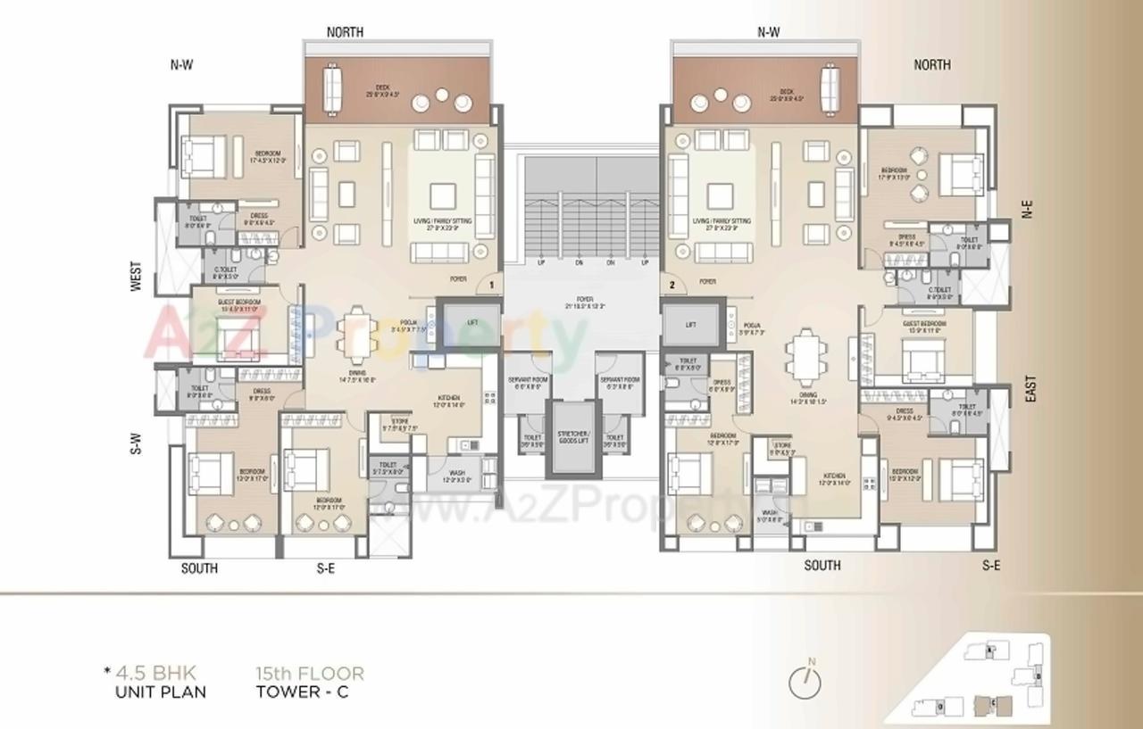 Layout of real estate project Sangini Arise located at Surat, Surat, Gujarat