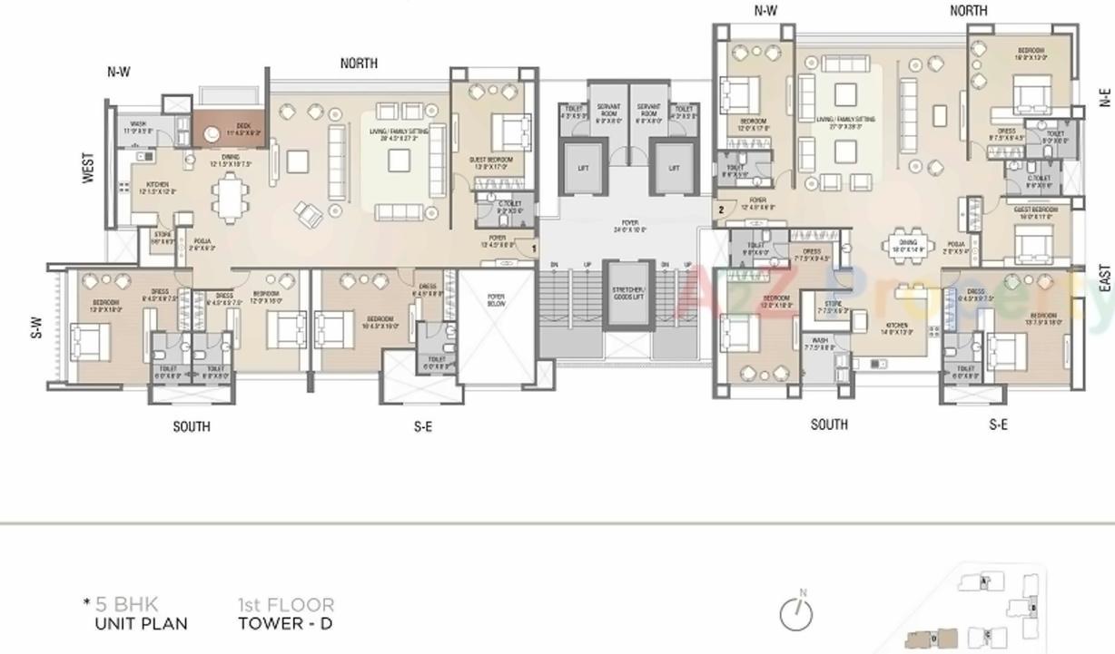 Layout of real estate project Sangini Arise located at Surat, Surat, Gujarat