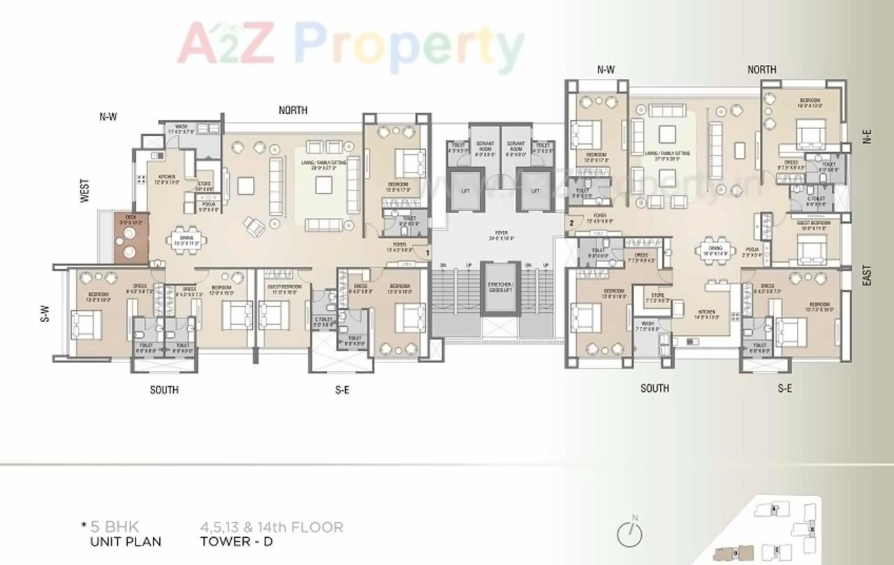 Layout of real estate project Sangini Arise located at Surat, Surat, Gujarat
