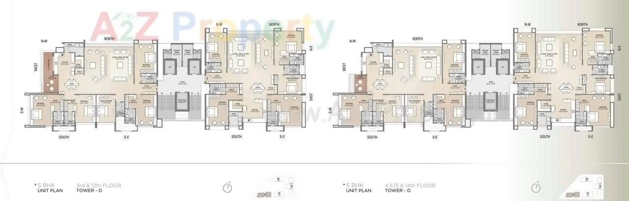 Layout of real estate project Sangini Arise located at Surat, Surat, Gujarat