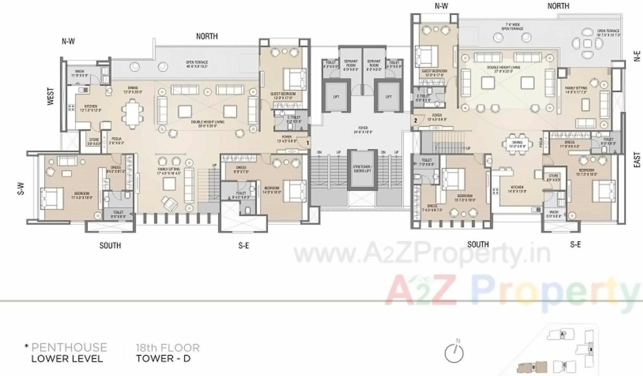Layout of real estate project Sangini Arise located at Surat, Surat, Gujarat