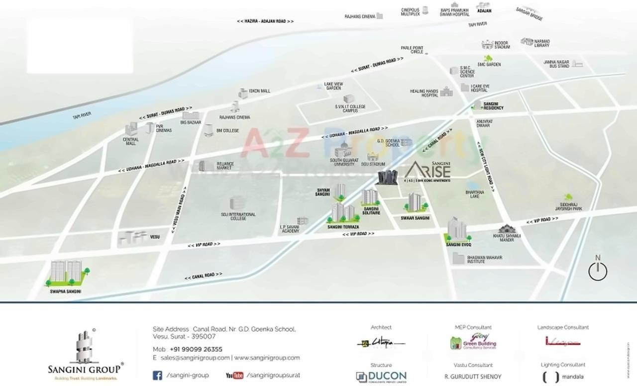  of real estate project Sangini Arise located at Surat, Surat, Gujarat