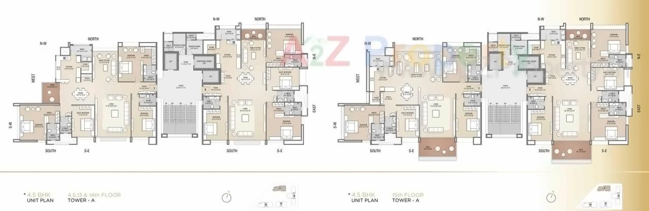 Layout of real estate project Sangini Arise located at Surat, Surat, Gujarat
