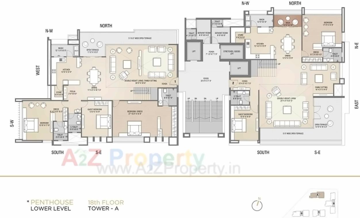 Layout of real estate project Sangini Arise located at Surat, Surat, Gujarat