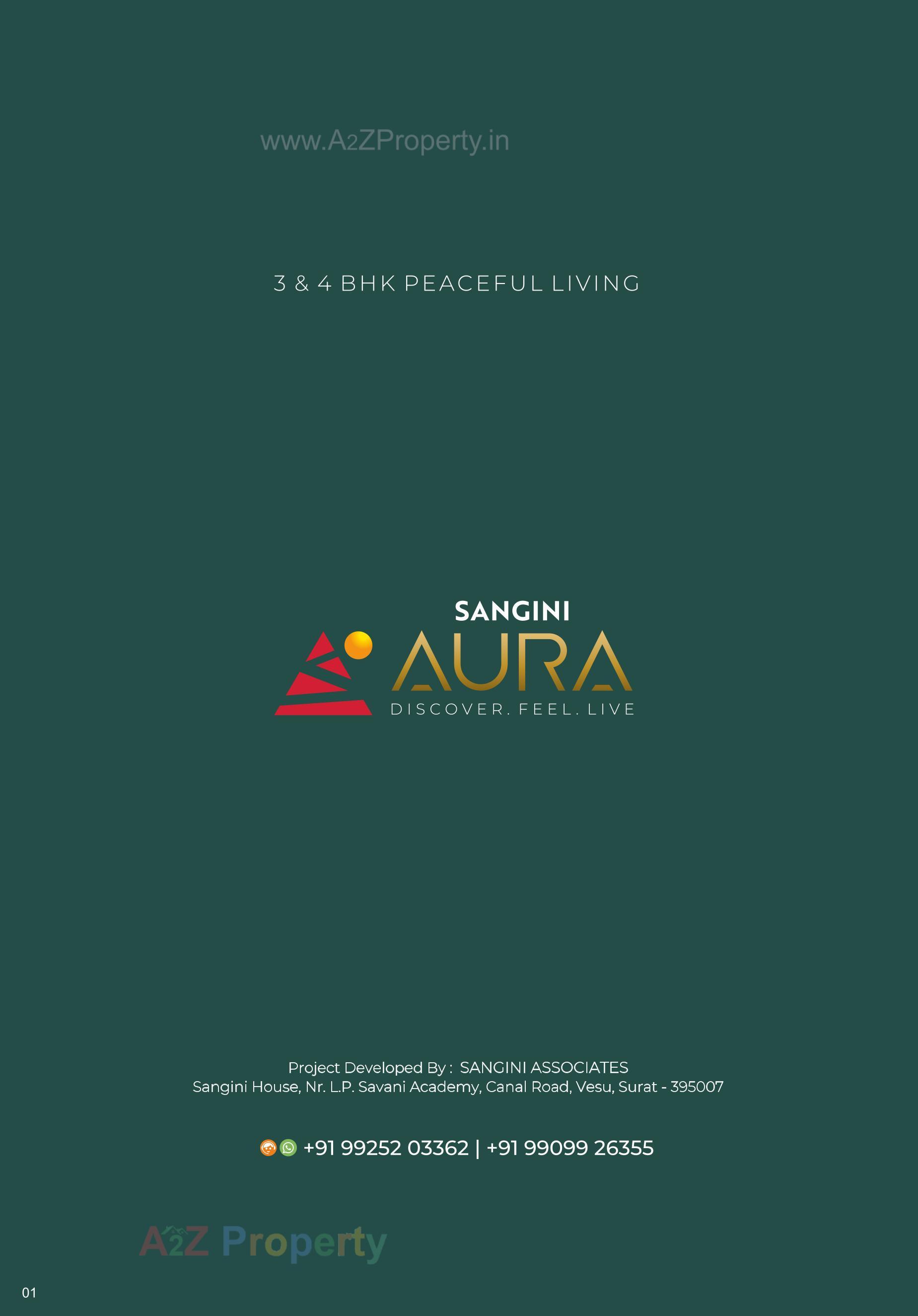  of real estate project Sangini Aura located at Pal, Surat, Gujarat