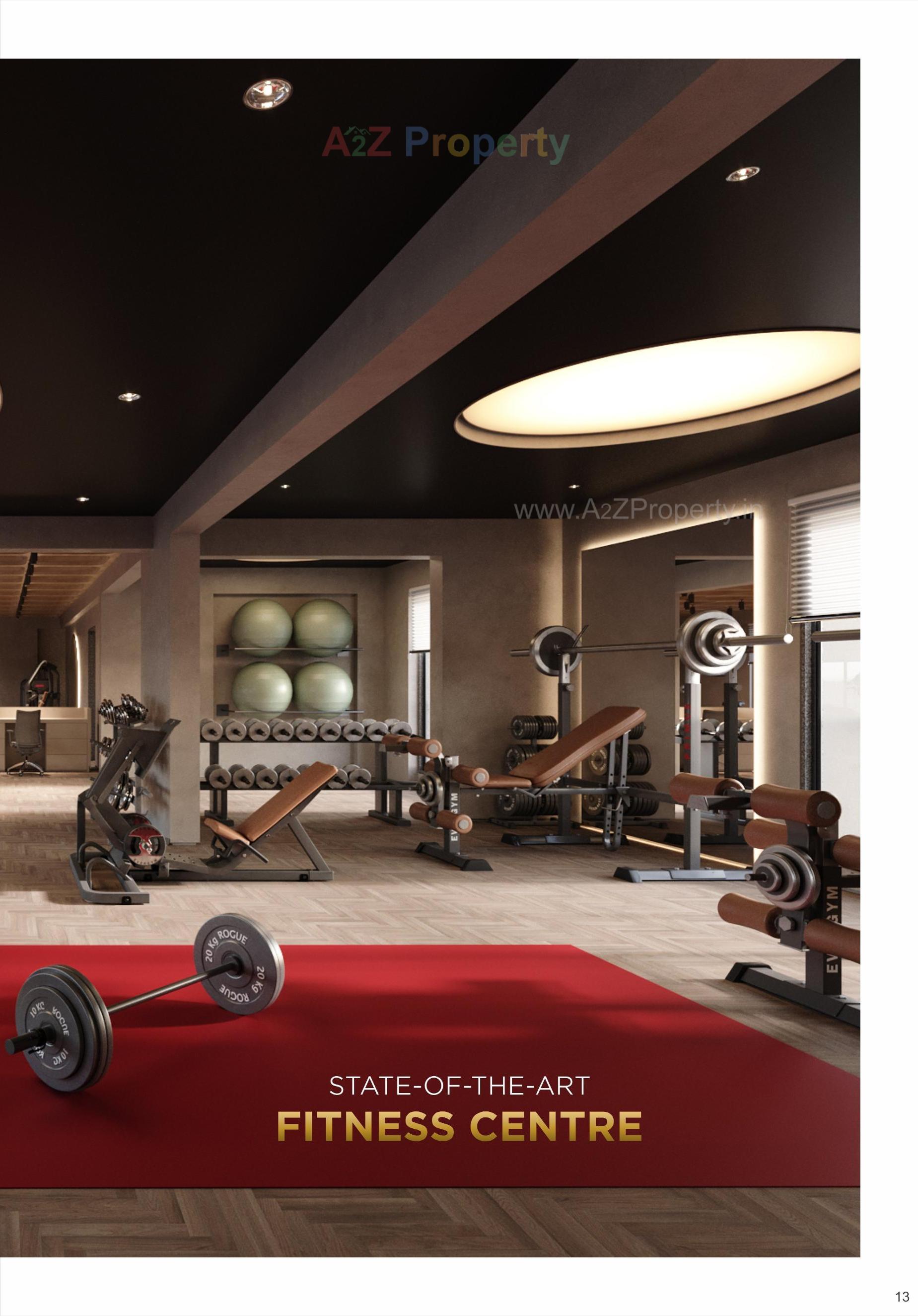 3D Elevation of real estate project Sangini Aura located at Pal, Surat, Gujarat