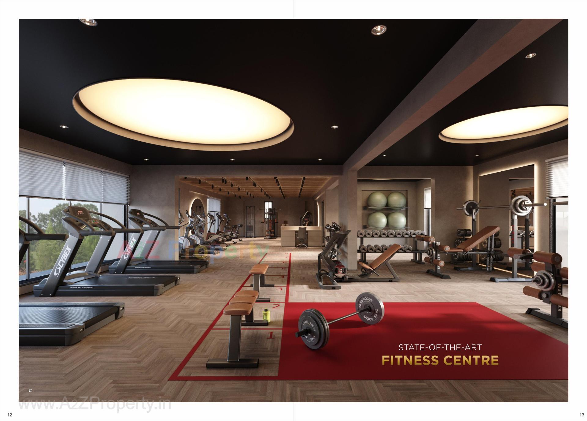 3D Elevation of real estate project Sangini Aura located at Pal, Surat, Gujarat