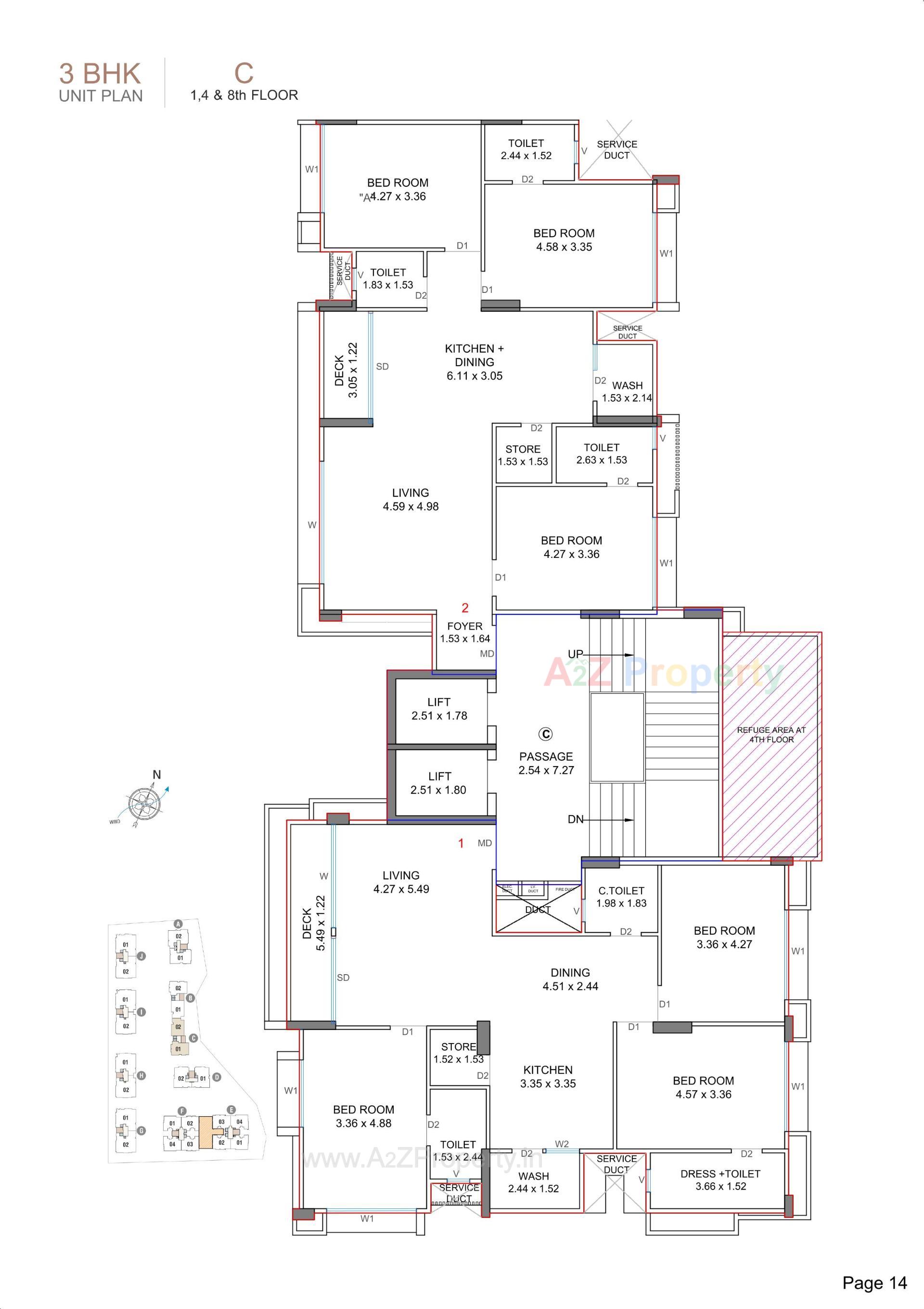 Layout of real estate project Sangini Epitome located at Bhatha, Surat, Gujarat