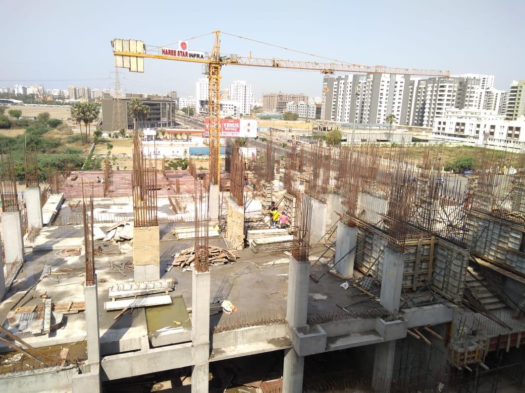 129824_const of real estate project Sangini Evoq located at Bharthana, Surat, Gujarat