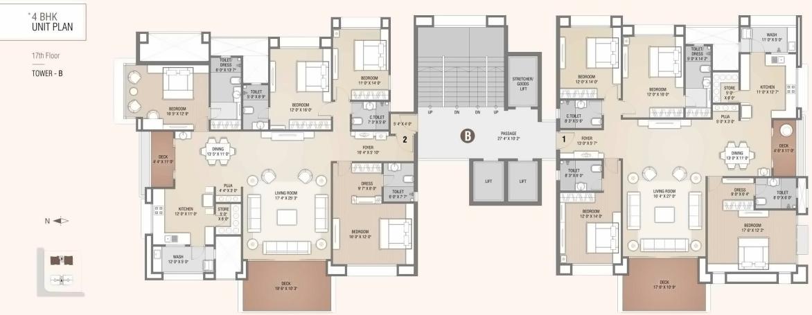 Layout of real estate project Sangini Evoq located at Bharthana, Surat, Gujarat