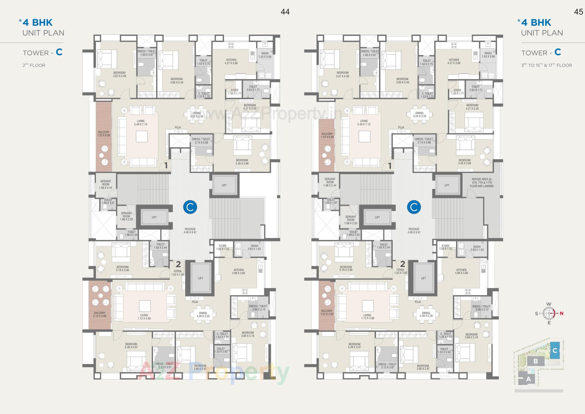 Layout of real estate project Sangini Lakeville located at Bharthana--vesu, Surat, Gujarat