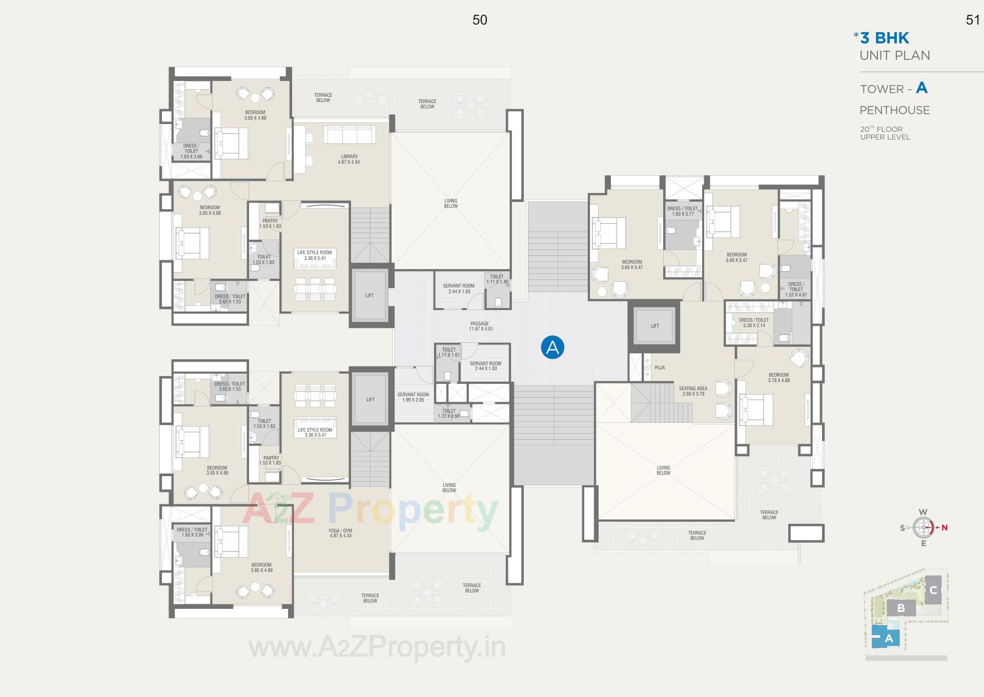 Layout of real estate project Sangini Lakeville located at Bharthana--vesu, Surat, Gujarat