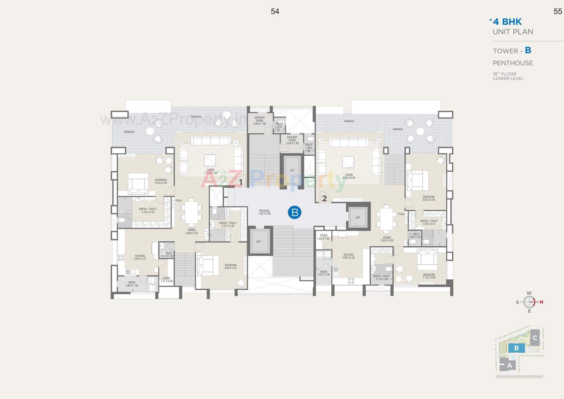 Layout of real estate project Sangini Lakeville located at Bharthana--vesu, Surat, Gujarat