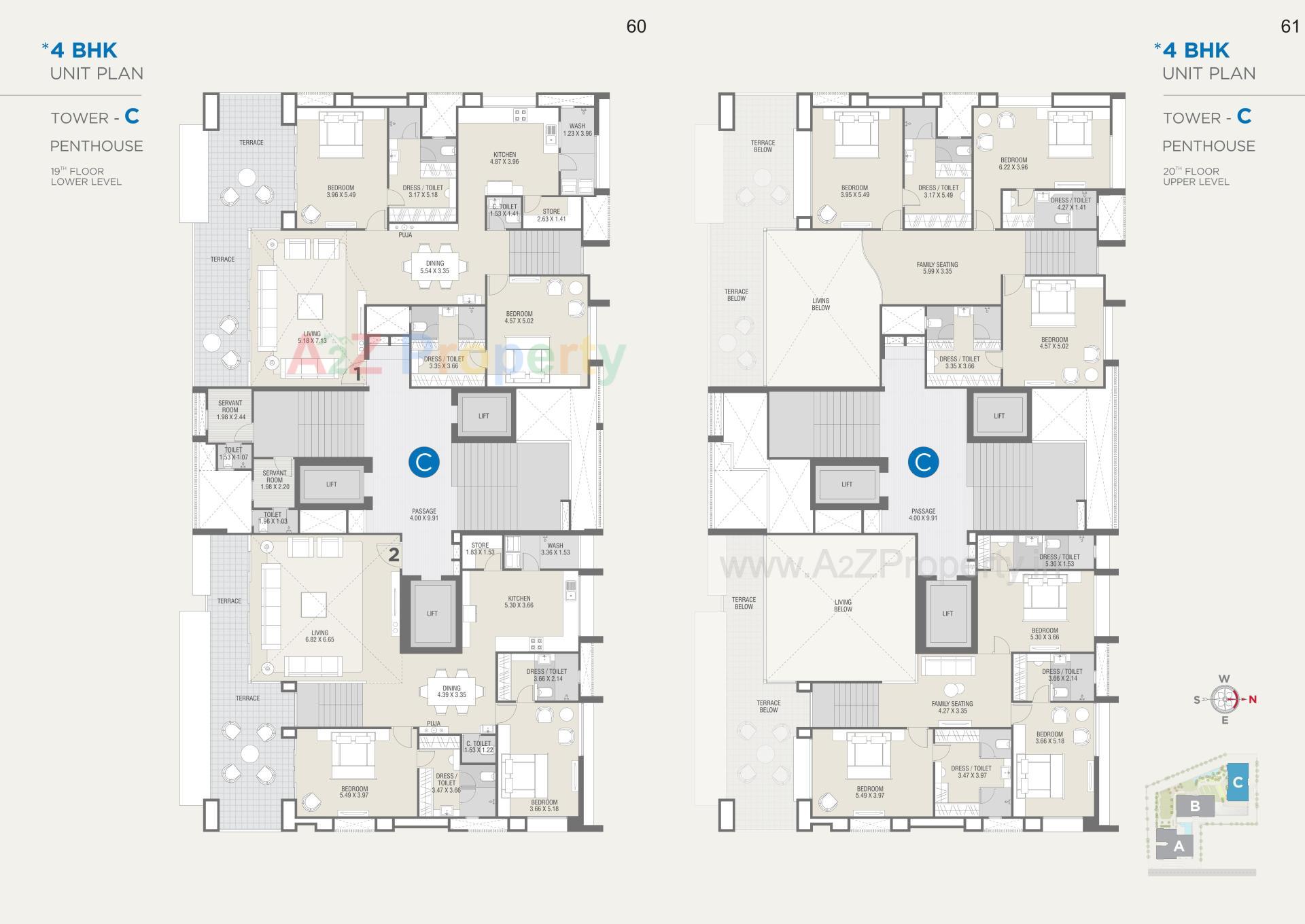 Layout of real estate project Sangini Lakeville located at Bharthana--vesu, Surat, Gujarat