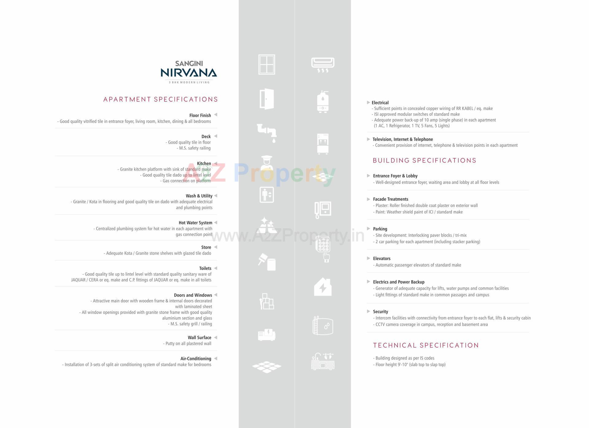  of real estate project Sangini Nirvana located at Vesu, Surat, Gujarat