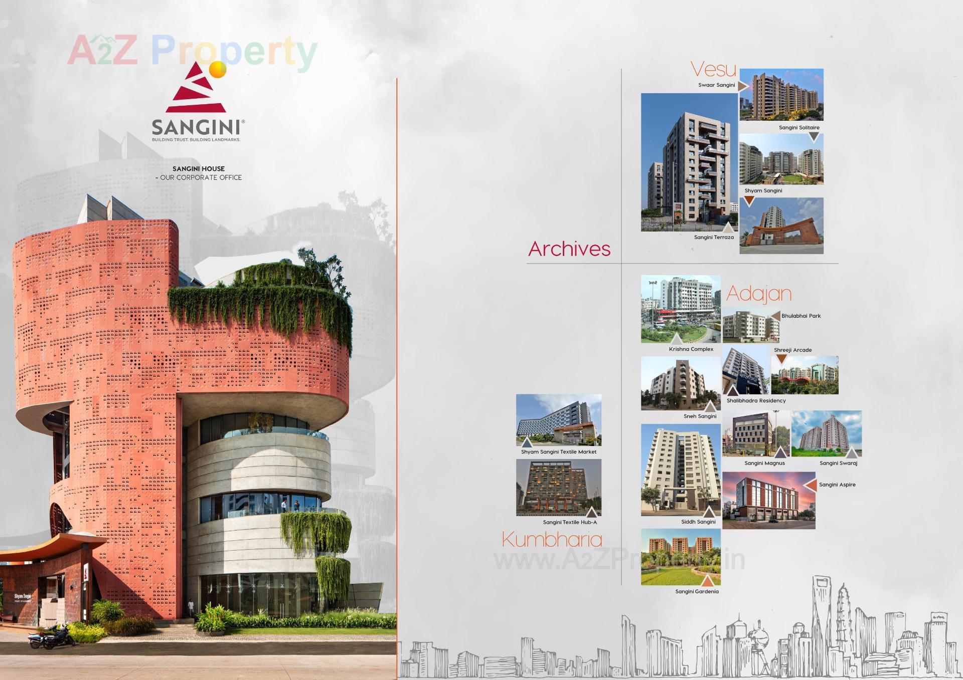  of real estate project Sangini Sakar located at Jahangirpura, Surat, Gujarat