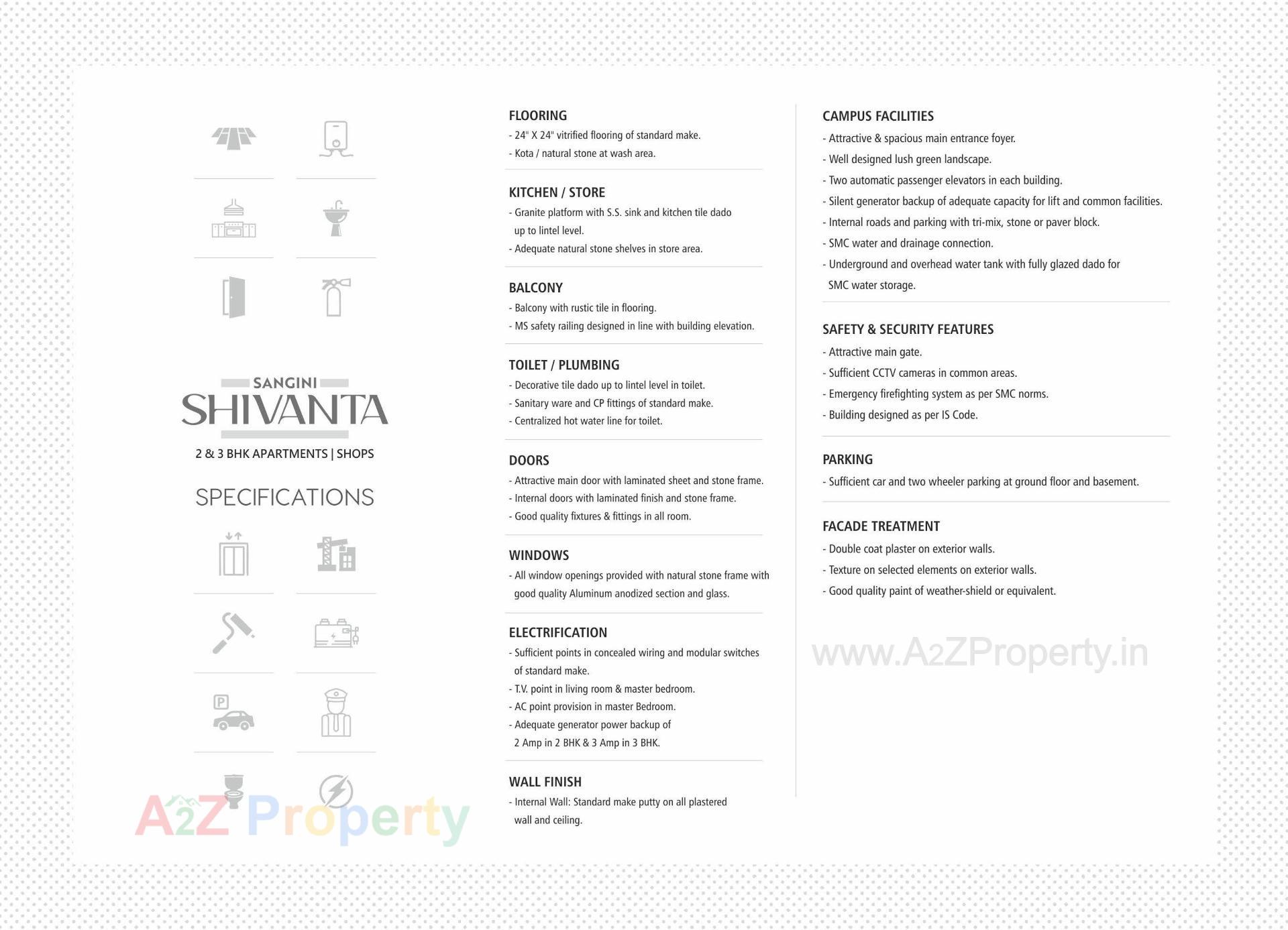  of real estate project Sangini Shivanta located at Bhestan, Surat, Gujarat