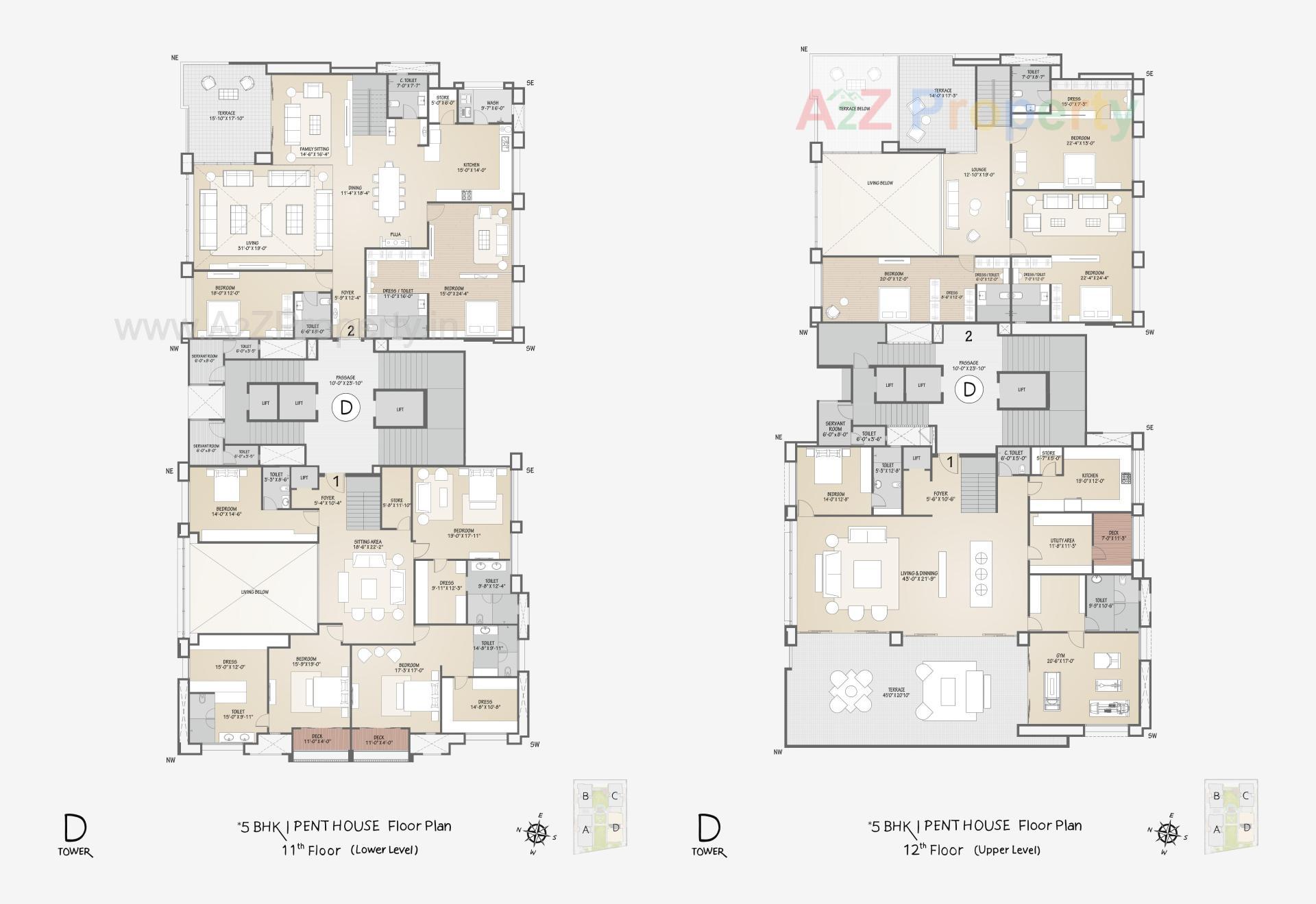 Layout of real estate project Sangini Siddhanta located at Vesu, Surat, Gujarat