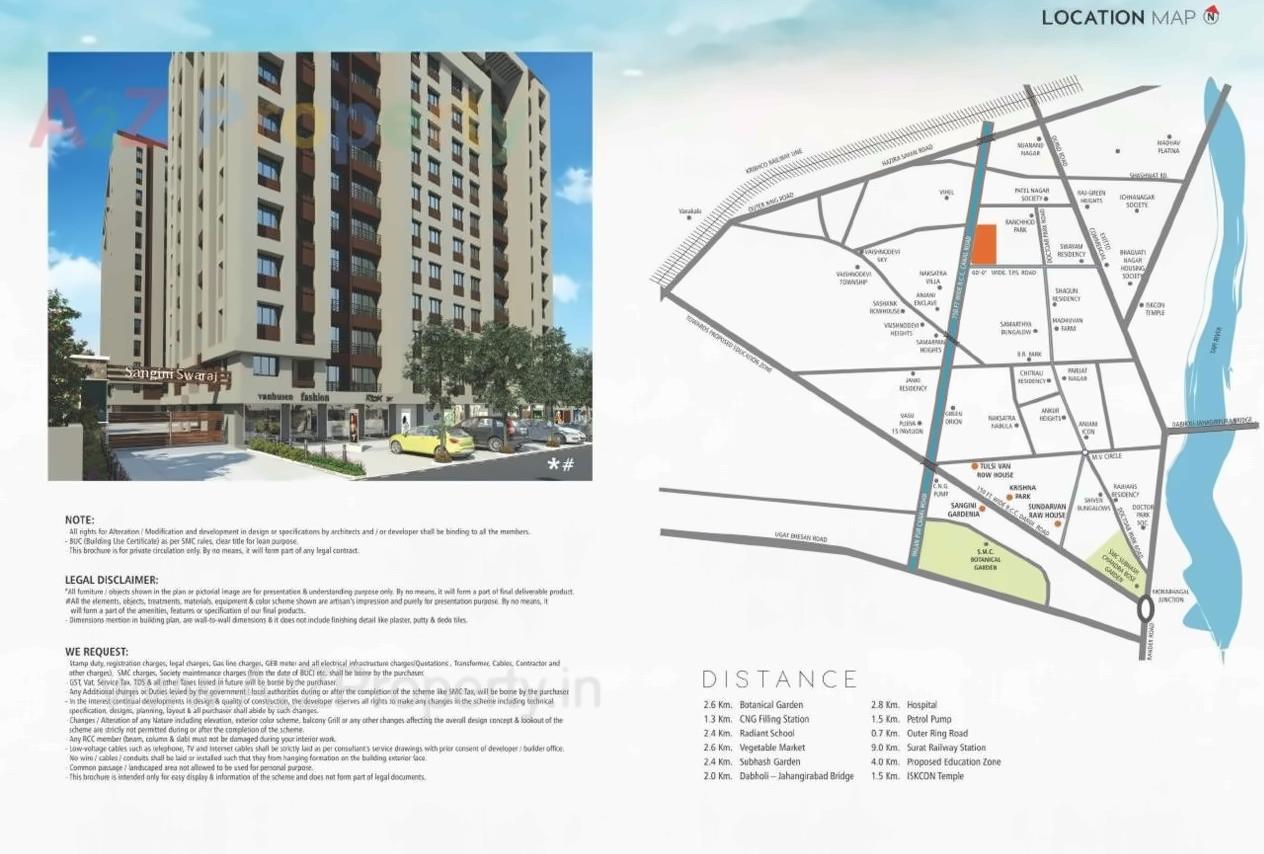  of real estate project Sangini Swaraj located at Surat, Surat, Gujarat