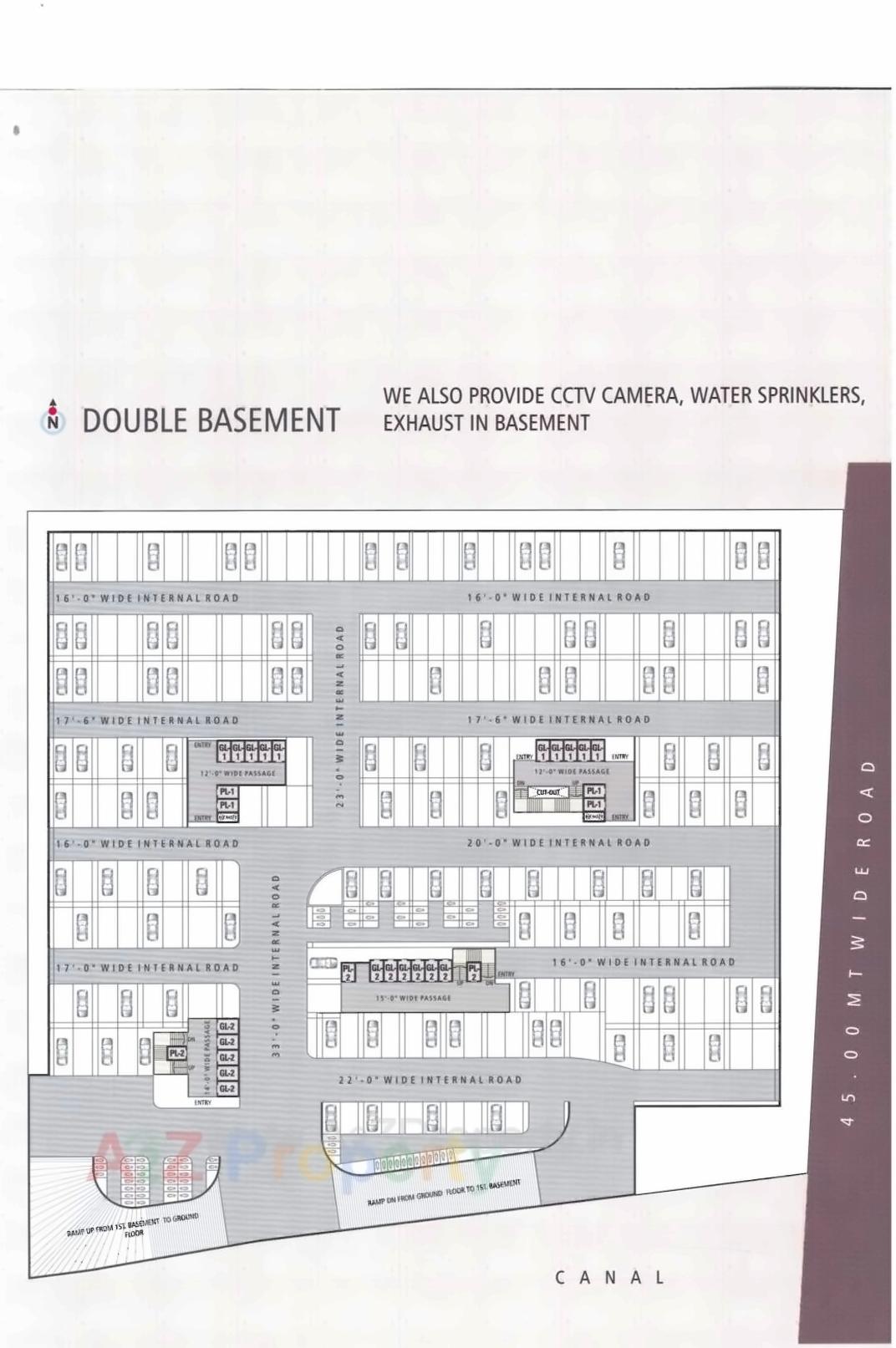 Layout of real estate project Sangini Textile Hub located at Kumbhariya, Surat, Gujarat
