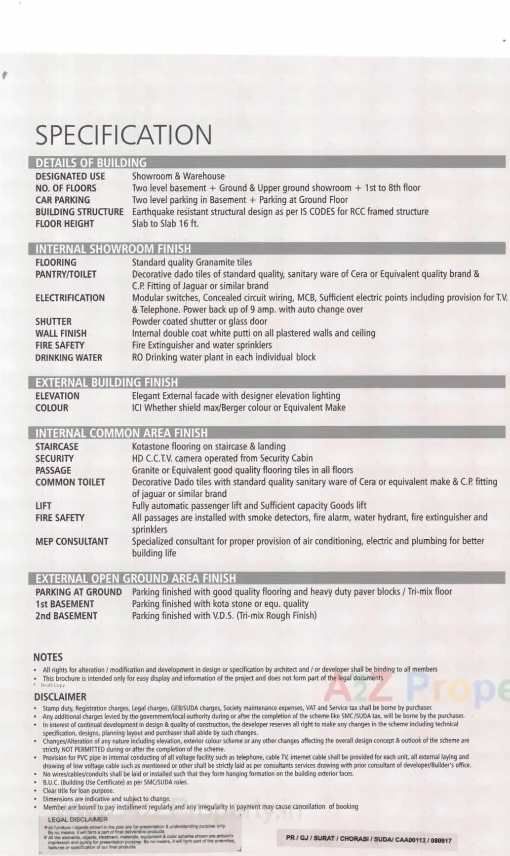  of real estate project Sangini Textile Hub located at Kumbhariya, Surat, Gujarat