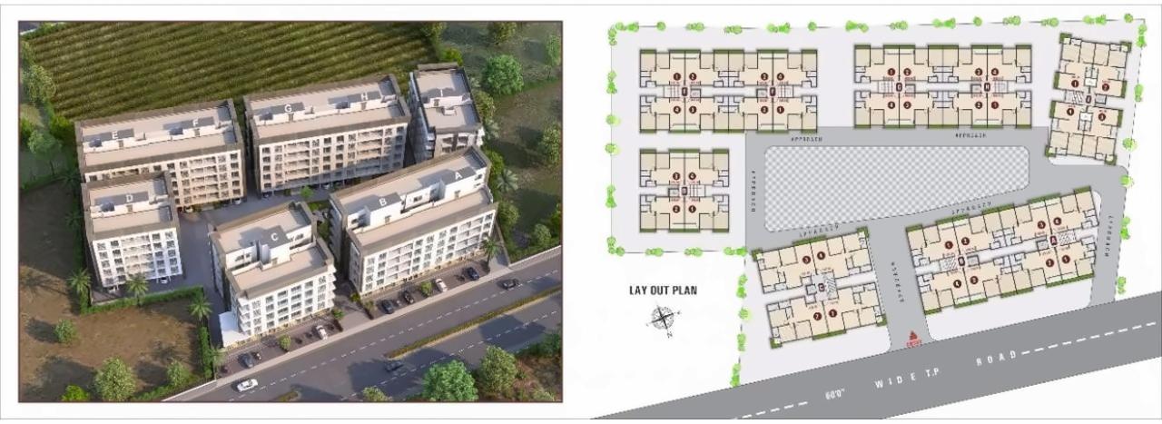  of real estate project Sankalp Residency located at Kosad, Surat, Gujarat