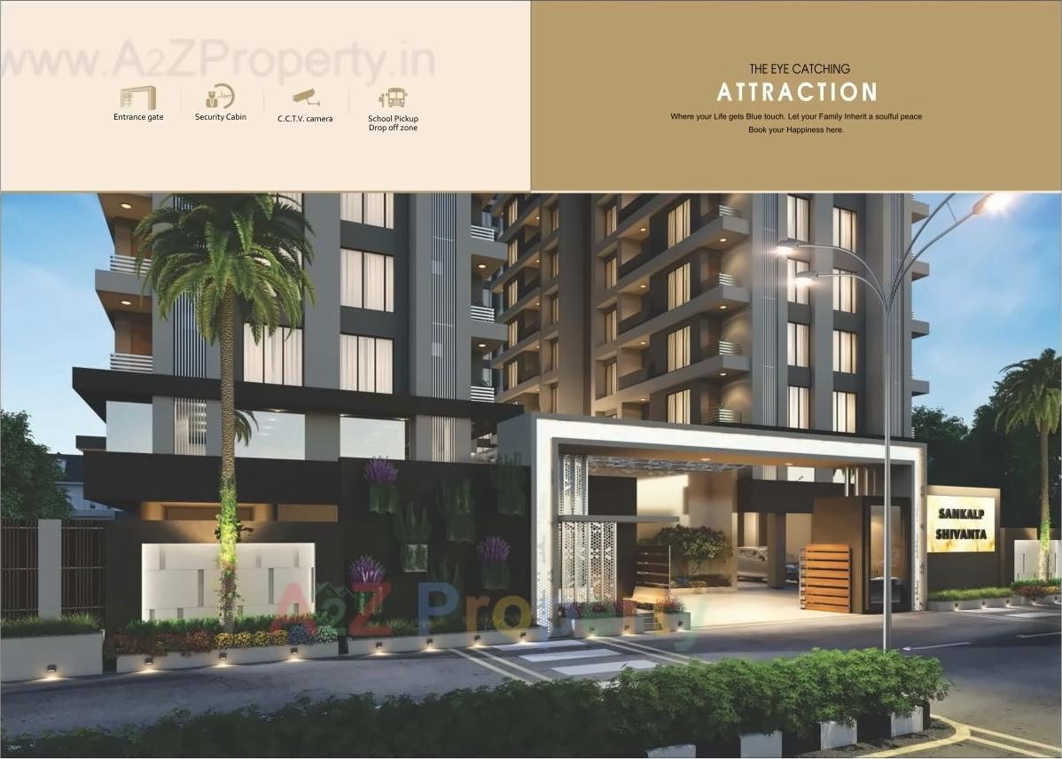 3D Elevation of real estate project Sankalp Shivanta located at Dabholi, Surat, Gujarat