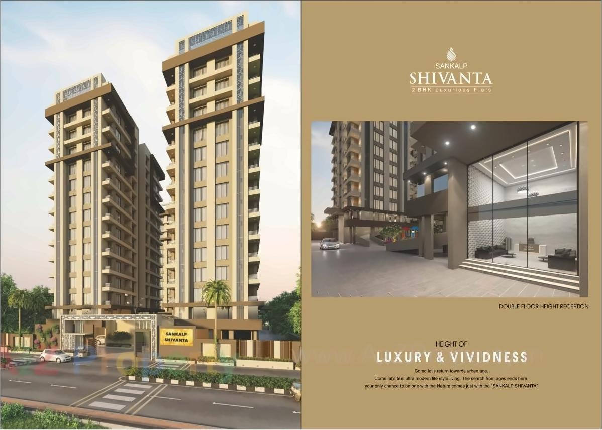 3D Elevation of real estate project Sankalp Shivanta located at Dabholi, Surat, Gujarat